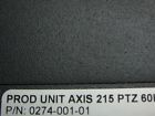 0274-001-01 Axis 215 Ptz Network