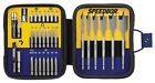 3057031 Irwin Steel Fastener Drive Tool Speedbor Bit Set 673765097907