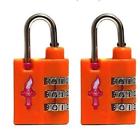 48 Safe Skies Llc Aero Tsa Lock Tangerine Orange 850672001481
