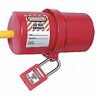 488 Master Lock Xenoy Plug Lockout Red Shackle 071649216800