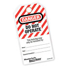 12-bag 497a Master Lock Do Not Operate Safety Tags Ties 071649218408