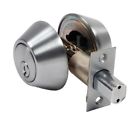 5202924 Home Plus Apex Double Cylinder Deadbolt Satin Chrome 756050601512