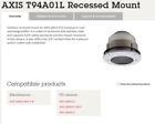 5505-721 Axis Recessed Mount Pn New In Box For