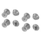 7496941 83845 World Main Entry Door Knob Deadbolt Tulip Lock 749694838451