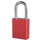 A1106nrred American Lock Alum Removeable Key Feature 037325960108
