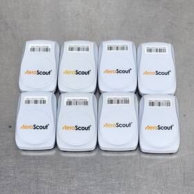 Bwh-3000 Aeroscout Lot Of 8 Rfid Asset Location Tags
