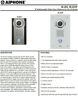 Aiphone Ip Addressable Video Door Stations For The Ix Series