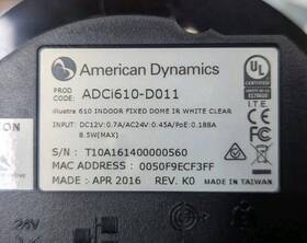 American Dynamics Adci610-d011 Adci610lt-d011 No Box