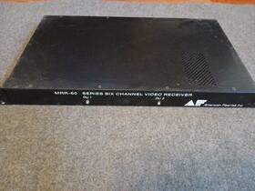 Mrr-601e American Fibertek Preowned Afi 6 Channel Video Receiver Rack Style