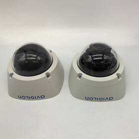 2.0c-h5a-do2 Avigilon Lot Of 2 - And 3c-h4a-d1-b 3mp Video Security Dome Cameras