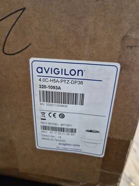 4.0c-h5a-ptz-dp36 Avigilon Camera 320-10934 Bptzp1