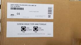 01189-001 Axis New T91b53 Telescopic Ceiling Mount