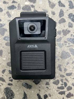 01722-001 Axis W100 1080p Body-worn Camera Hands Free Recording For Parts No Power Cord