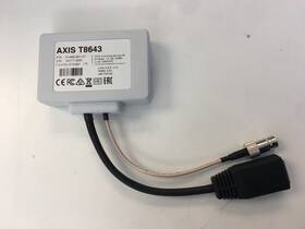 01468-001 Axis Communications T8643 Poe Over Coax Compact Injection Adapter