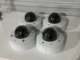 0586-001 Axis P3365-v Used Network Camera Wide Angle Vandal Resistant-lot Of 4