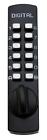 C-120-jb Lockey Surface Mount Slide Deadbolt Jet Black 831469000153