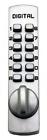 C-120-sc Lockey Surface Mount Slide Deadbolt Satin Chrome Brass 831469000139