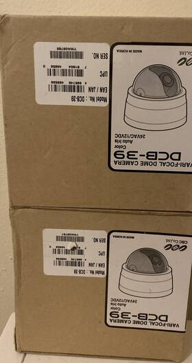 Dcb-39 Cbc Vari-focal Dome Camera Color Auto Iris 24vac 12vdc Security