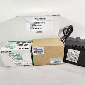 Ccc3525nwd Costar Ccc3520atmkit1 Video Kit With Fujinon Cctv Lens Ac Adapter New