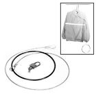 Db-mscb Garment Clothes Hanger Security Cable Lock Chrome Ring Lot Of