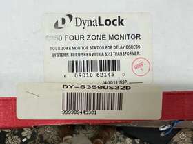 6350 Dynalock Four Zone Delay Egress Monitor Station