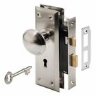 00049793023308 E2330 Prime Line Satin Nickel Keyed Mortise Lock Set