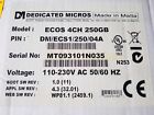 Ecos4ch250gb Dedicated Micros Dvr Ecosense Factory Reconditioned