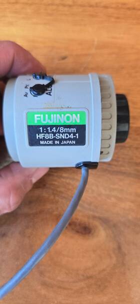 Hf8b-snd4-1 Fujinon Cctv Auto-iris Snd Fixed Focal Camera Lens F/1 14/8mm Lot