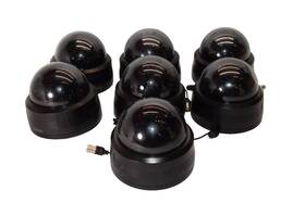 Zc-dw4312nha-bl-td Ganz 12vdc 4.2w 3.3-12mm Dome Security Camera Lot Of 7