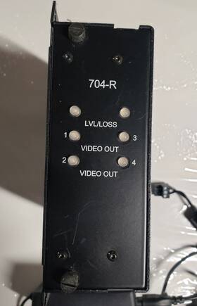S704r Ge Interlogix 4-channel Fiber Optic Video Receiver Card Used