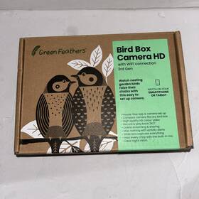 Green Feathers 056384708679 Bird Box Camera Hd With Wifi Connection 3rd Gen 10m Cable
