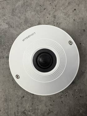 Qnf-8010 Hanwha Wisenet Q Series 6 Mp Sensor 360 Indoor Fisheye Camera
