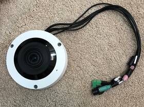 Xnf-8010rw Hanwha 6mp Ir Indoor Fisheye Network Camera - Used