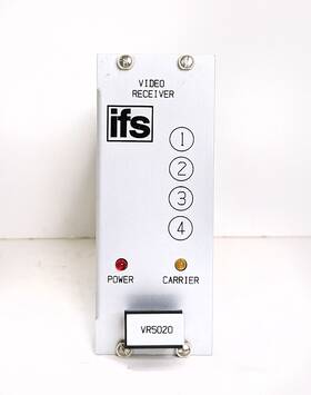 Vr5020 Ifs Ge Intl Fiber Systems 4-channel Video Receiver Multiplexer 1300nm Mm