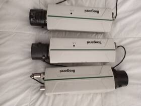 Icd-4224 Ikegami Ccd Surveillance Camera Model Ac 24v 60hz 8w Lot Of 3- Tested
