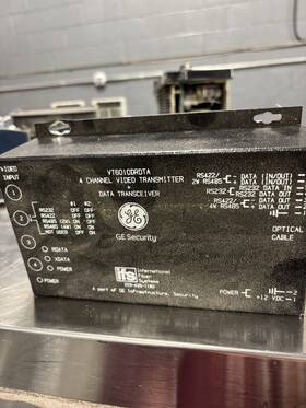 Vt6010drdta International Fiber Systems Ge Ifs 4 Channel Video Transmitter And Data Trans Used