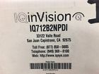 Iq712b2npdi Iqinvision Camera