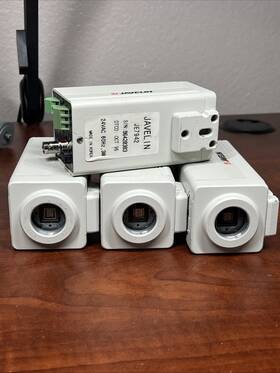 Je7942 Javelin Lot Of X4 Industrial Camera 24vac Bnc Machine Vision No Lens
