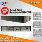 Klhd5108h-4mp Hd In Penta Brid Dvr Nvr Support Cvi Ahd Tvi