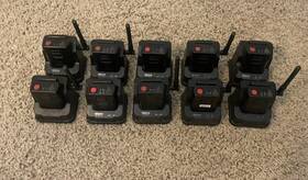 Mv-vlx-ds-1.9 L3 Mobile Vision Lot Of 10x Voicelink X And Plus With Charging Cradles As-is Untested