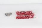 Lot Of Uss Red Security Tags Pins Milli