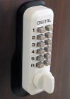 M-210-wh-ez Lockey Mechanical Keyless Deadbolt Ez Mount Plate Lock 831469007954