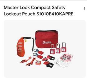 S1010e410kapre Master Lock Compact Safety Lockout Pouch Electrical