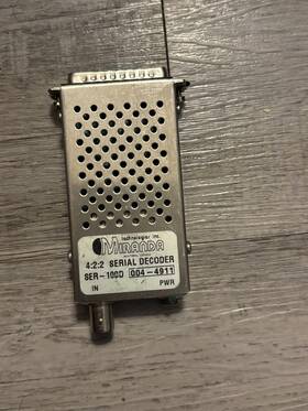 Ser-100d Miranda 4 2 Parallel To Serial Encoder