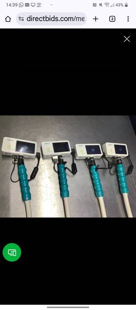 27.eb Natus B8 0a De 06 Lot Of 4 Nicview 2 Nvcam Newborn Web Camera Untested