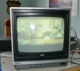 12-202a Nec 12-200a Vintage Color Video Surveillance Or Gaming Monitor