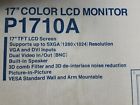 P1710a Toshiba Security Monitor