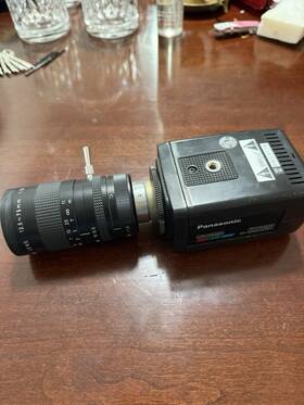 Gp-kr202 Panasonic Vintage Color Ccd Camera Made In Japan Display Parts
