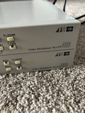 Wj-fs416 Panasonic 16 Channel Video Multiplexer