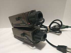 Wv-bl200 Panasonic Lot Of 2 Ccd Camera Untested Read Desc See Pics